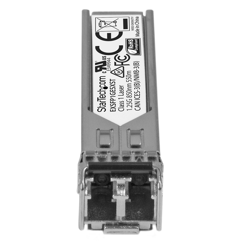 StarTech EXSFP1GESXST 1GbE Multimode Fiber MMF Optic Transceiver